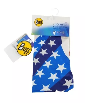 BUFF Coolnet UV+ Multifunctional Headband Stars Stripes Cooling UPF50 USA • $8.95