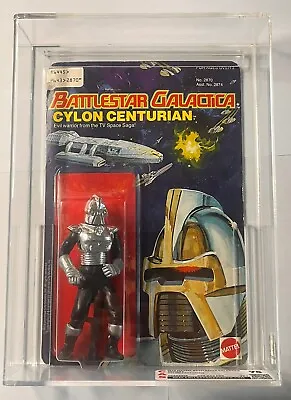 Vintage Battlestar Galactica 1978 AFA/CAS 75/85/80 Cylon Centurian Back Card MOC • $499.99