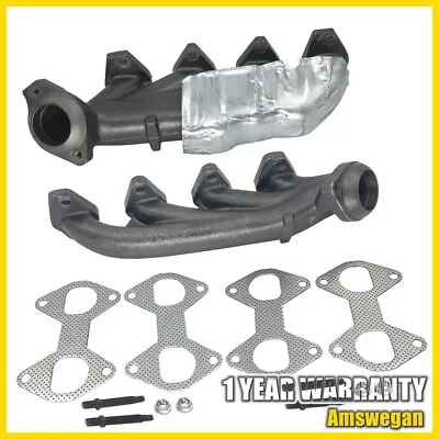 Left & Right Exhaust Manifold Kit For 2004-2010 Ford F150 Lincoln Mark LT • $98.24