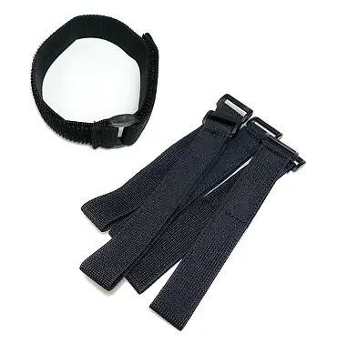 Hook & Loop Elastic Buckle Straps All-Purpose Reusable Tie Down Straps • £20.26