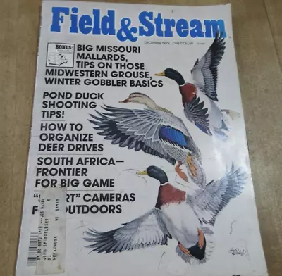 Field & Steam Magazine 1979 December   Cover Art Guy Coheleach (r) • $6.25