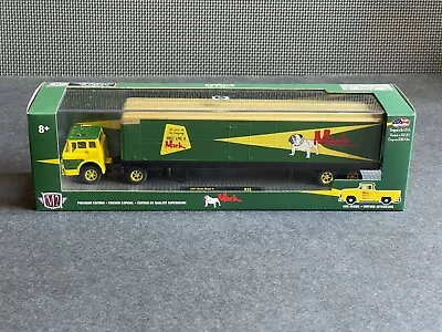 M2 Auto Hauler R32 1957 Mack Model N & 56 Ford F-100 Truck Mack CHASE 1/750 • $48.99