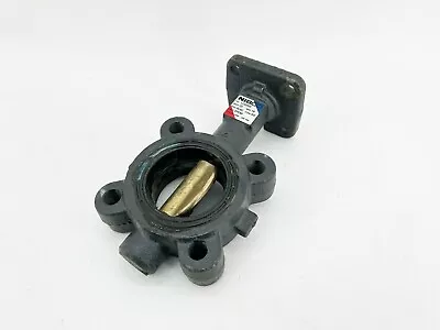 New NibCo LD2000 Butterfly Valve Body 2-1/2  200 PSI SS Stem EPDM Seat • $59.95