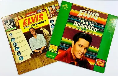 Elvis Presley Lot Of (2) 'for Everyone' Lpm-3450 'fun In Acapulco' Lpm-2756 • $35