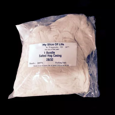 $49.99 • Buy Graded Natural 28/32mm Thick Sausage Casings 91M Pack 