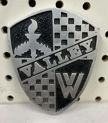 Original Vintage Valley VW Aluminum Alloy Grill Badge Emblem Logo Volkswagen • $150