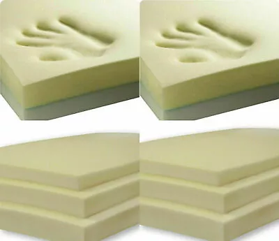 £60.93 • Buy Fresh Cut Memory Foam Seat Pad Floor Cushion Sofa Chair Topper Insert 1  2  4 