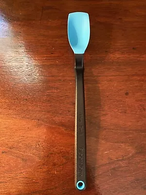 The Dream Form Mini Spoon Silicon Teaspoon Scrapes Jar Clean And Sits Up  - Blue • $7