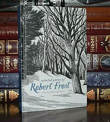 NEW Selected Poems Of Robert Frost Illustrated Collectible Hardcover Gift • $18.58
