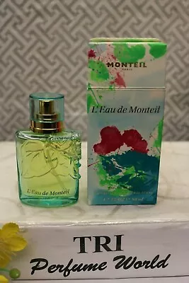 L'EAU DE MONTEIL By MONTEIL Eau De Parfum Women Spray 1.7 Fl. Oz. Vintage • $117.77