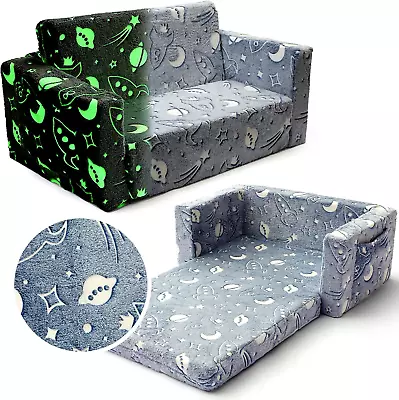 Kids Fold Out Couch Bed - Kids Couches And Sofas Fold Out Toddler Lounge Chair  • $77.99