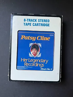 PATSY CLINE “Her Legendary Recordings” Tape 2 // 8 Track Tape - REFURBISHED • $8.99