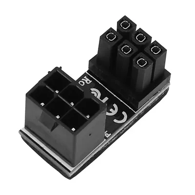 Graphics Card Power Supply Connector 6PIN Adapter 180° Turning PH36A GDS • £7.50