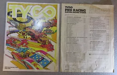 Tyco 1976 50th Anniversary Catalog And Tyco Pro Slot Car Order Form • $11