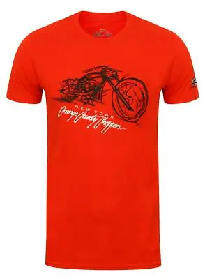 OCC Orange County Choppers T-Shirt Shirt Bike Render Red/Rot • £21.17