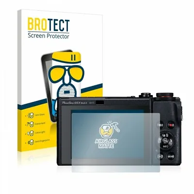 Canon Powershot G5 X Mark II  ® AirGlass® MATTE Tempered Glass Screen Protector • $29.44