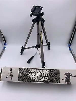 Vintage Mohawk Super-Lite Camera Tripod Model MTR 1300 Photos Extends W/Box • $33.23