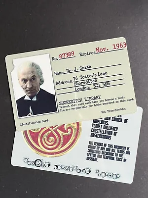 £2.35 • Buy Doctor Who Identification Card - Fun Novelty Gift - Aluminium ID Card - Cosplay