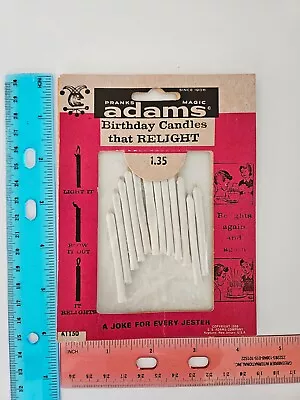 Vintage Adams Pranks Magic Birthday Candles That Relight New • $6