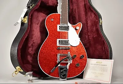  Gretsch 2021 Players Edition Jet Red Sparkle Electric Guitar  • $2499