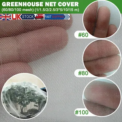 £3.99 • Buy INSECT NETTING NET Fine Woven Mesh Anti Butterfly Fly-Bug Garden Screen Net MESH