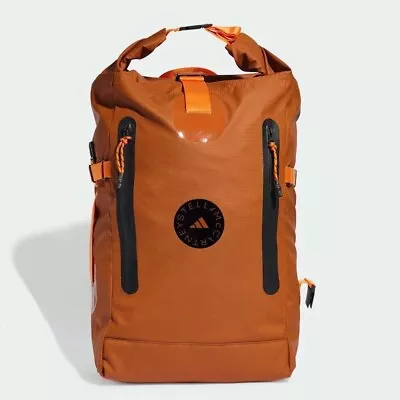 Adidas Ladies Backpack Dark Caramel By Stella McCartney IA1841 Bag Womens • $178