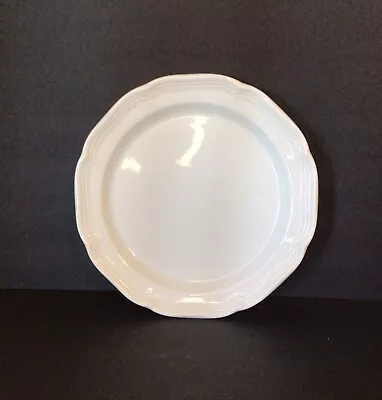 Mikasa French Countryside Scalloped Dinner Plate F9000 White 10 7/8  • $8.99