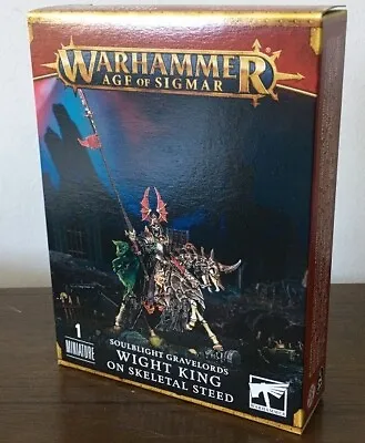 Warhammer Age Of Sigmar - Soulblight Gravelords Wight King On Skeletal Steed. • $60