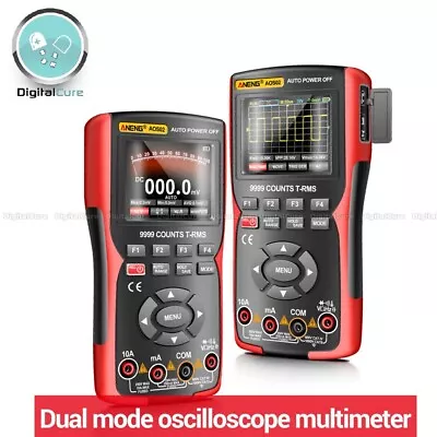 Aneng AOS02 Handheld Digital Oscilloscope Multimeter Temperature • £69.89