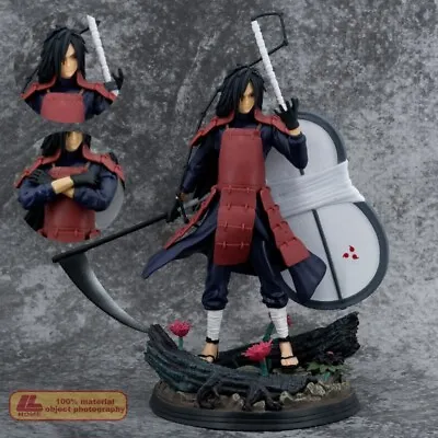 Anime Ninja Shippuden Uchiha Madara Circular Fan Fight  PVC Figure Toy Gift • $35.99