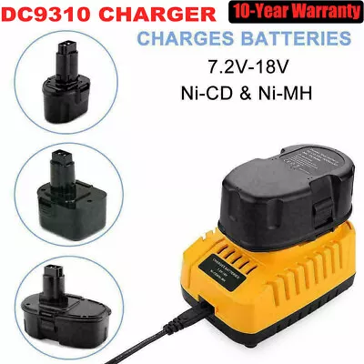 DC9310 Fast Battery Charger For DEWALT 12V NiCad & NiMh Battery DW9071 DW9072 • £17.84