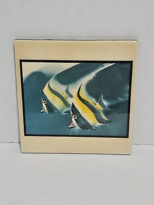 Wyland  Idol Affair Reef Fish  Moorish Idol Ceramic Tile Vintage UP • $21.21