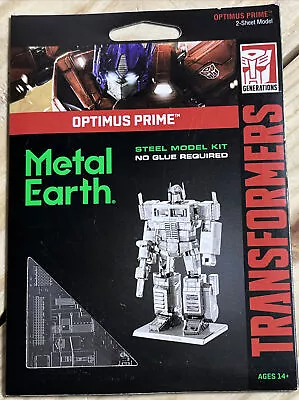 Metal Earth Transformers Optimus Prime Steel Model Kit NEW  • $10.49