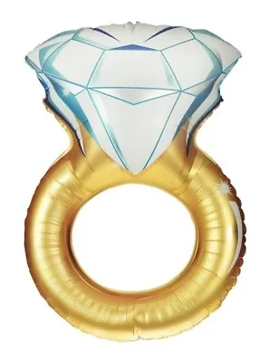 $14.99 • Buy Diamond Wedding Ring 37in. Foil Supershape Balloon Pk 1