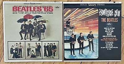 THE BEATLES  SOMETHING NEW Mini LP Replica CD Lot ‘65 ST2228 ST2108 Stereo Mono • $19.99