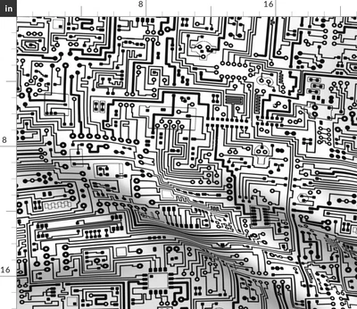 $22 • Buy Black And White Computer Nerd Geek Science Stem Spoonflower Fabric By The Yard