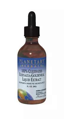 Planetary Herbals Cultivated Echinacea Goldenseal Liquid Extract 1 Fl Oz • $14.01