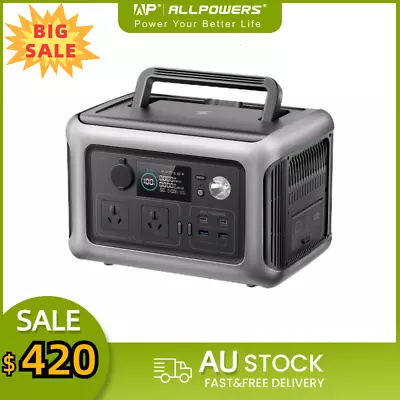 ALLPOWERS  299Wh Portable Power Station 600W Solar Generator For RV Camping • $420