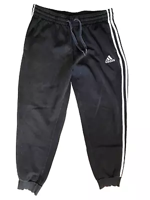 Adidas Mens Three Stripe Sweatpants/joggers Size L • $12.25