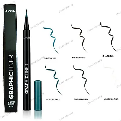 Avon Graphic Liner Liquid Liner Pen Choose Shade New & Boxed  • £4.99