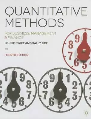Quantitative Methods: For Business Management And Finance - Paperback - GOOD • $18.80
