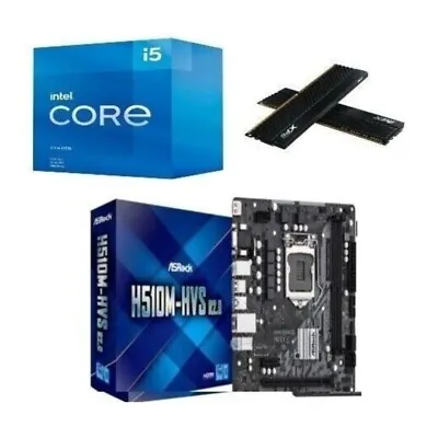 £249.90 • Buy Intel Core I5-11400F CPU  16gb DDR4   Asrock H510M    MOTHERBOARD CPU BUNDLE