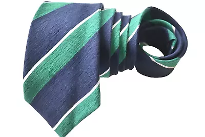 Charles Tyrwhitt Men's Tie Navy Blue/striped Width: 3.3/8  Length: 60  • $21.98