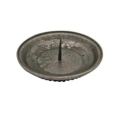 Candle Holder Base With Spike Antique Cast Iron 100mm • £9.95