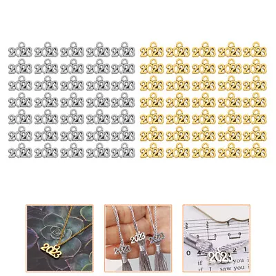  200 Pcs Charm Holder For Necklace Keychain Pendants 2023 Number • £10.95