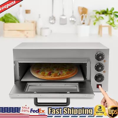 Commercial Countertop Pizza Oven Single Deck Pizza Marker For 14  Pizza Indoor • $161.50
