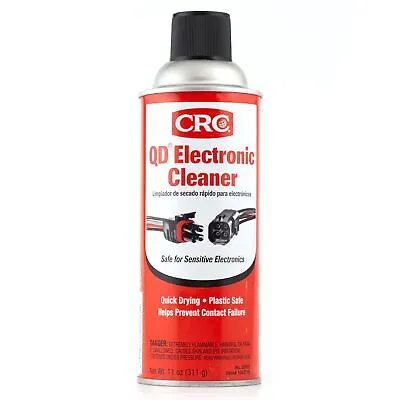 $11.99 • Buy Electronic Contact Cleaner Spray Best Quick Drying Fix CRC QD Corrosion Debris11