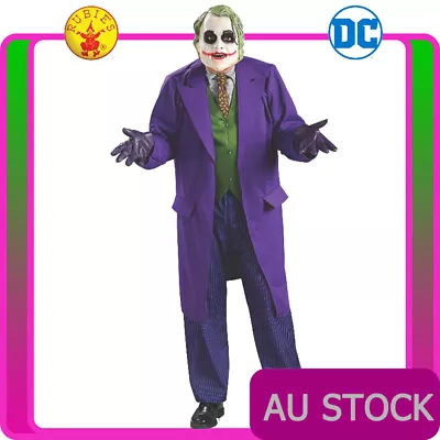Mens Deluxe The Joker Costume Adult Batman Dark Knight Grand Heritage Outfits • $101.64