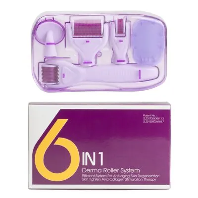 $32.78 • Buy DRS 6 In 1 Derma Roller Microneedle Kits For Multiple Skin Care Rejuvenation