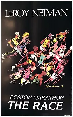 The Race By Leroy Neiman • Boston Marathon Poster - 1979 • $79.95